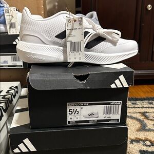 adidas Kids Sneakers in White and Black